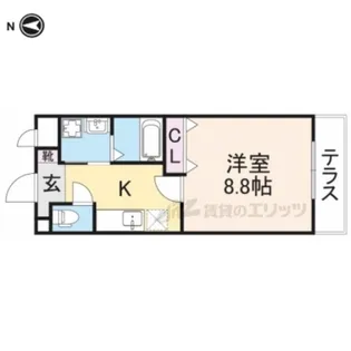 マヤウイングス【1階】の間取り