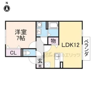 フォンティーヌ【2階】の間取り