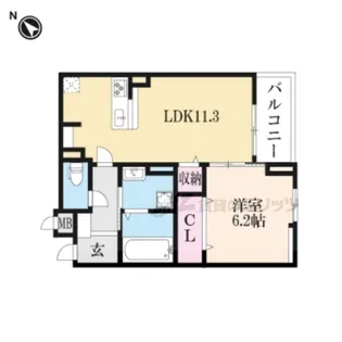 ハルカ【2階】の間取り