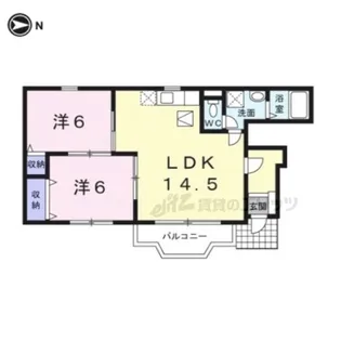 パルティーレ【1階】の間取り