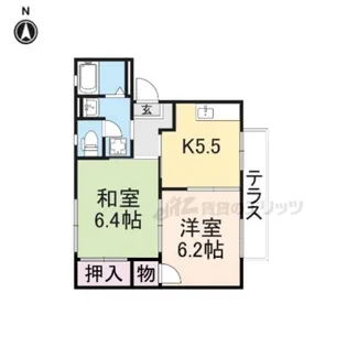 プレミール深田【103号室】の間取り