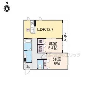 Princess Court【1階】の間取り