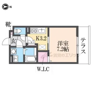 クレアール郡山?【1階】の間取り