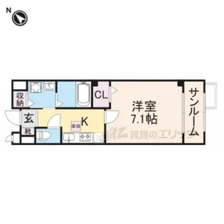 メゾンカンタービレ【201号室】の間取り