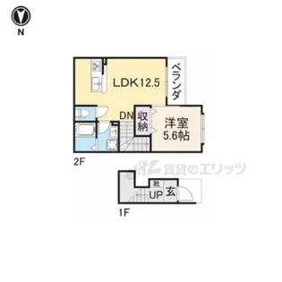 メゾンドココ【2階】の間取り