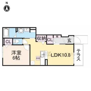 クレールコート?【1階】の間取り