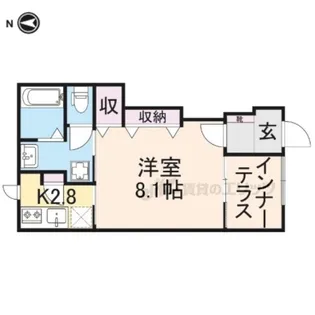 ル・プランタン【1階】の間取り