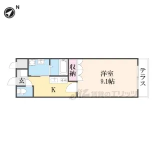 アンジェリーク【1階】の間取り