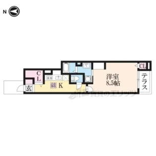 Belle Ville B??【1階】の間取り