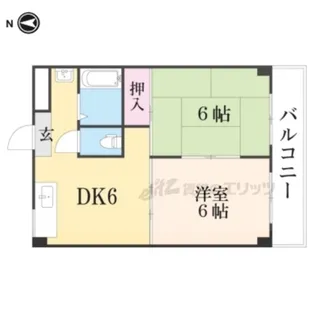 プラムA【402号室】の間取り