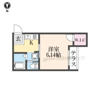 ルミエル御殿山【2階】の間取り