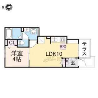 ルナ ヒルズ【1階】の間取り