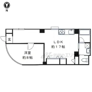 友喜マンション【1階】の間取り