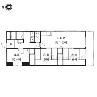 友喜マンション【4階】の間取り