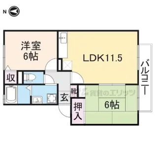 メゾン・ド・クレール【2階】の間取り