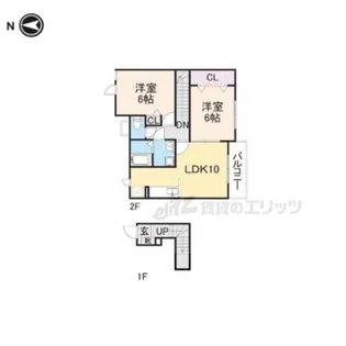 アプリコット(天理市)【2階】の間取り