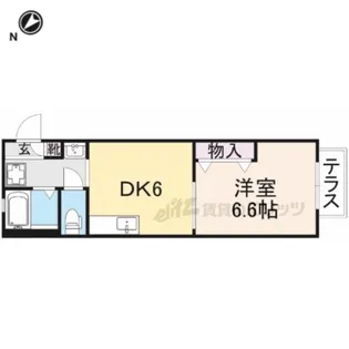 ドミール佐保台【2階】の間取り