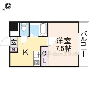 エスポR?【4階】の間取り