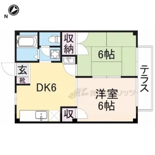 ルミエール萩の台【2階】の間取り