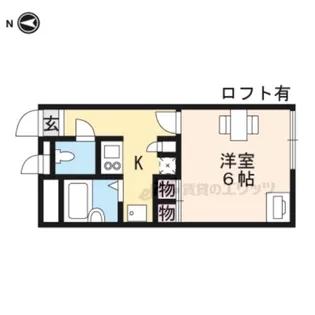 レオパレス千原?【106号室】の間取り