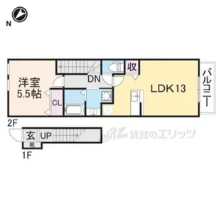 カルムメゾン【2階】の間取り