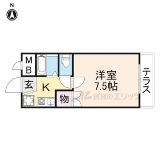 エフ・イー・コーポ【112号室】の間取り