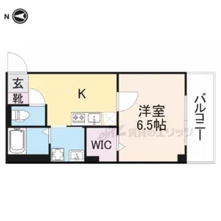 メゾンならまち【202号室】の間取り