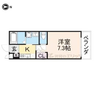 AONI【1階】の間取り