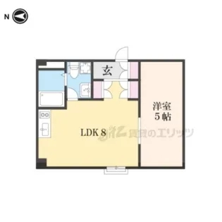 スカイロード常盤【2-B号室】の間取り