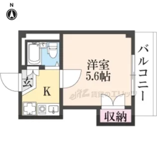 レオパレス光善寺第2【2階】の間取り