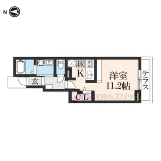 Bell Ville B??【1階】の間取り