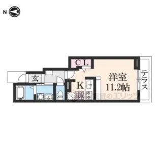 Bell Ville B??【1階】の間取り