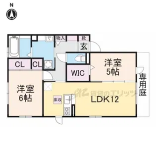 ラナプレス【1階】の間取り