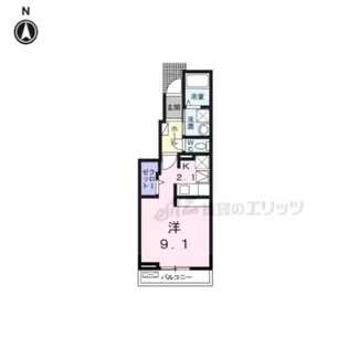 SavoryResidence【1階】の間取り