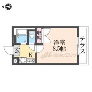 レオパレス大陽弐番館【206号室】の間取り
