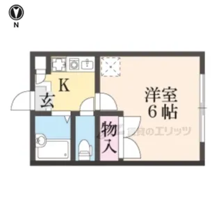 レオパレス冨田【3階】の間取り