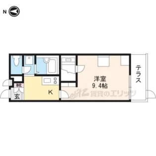 レオパレス大陽伍番館【106号室】の間取り