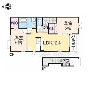 ラフレシール【2階】の間取り