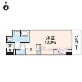 T・Kビル西大寺NORTH【8階】の間取り