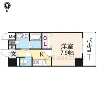 T・Kビル西大寺NORTH【8階】の間取り