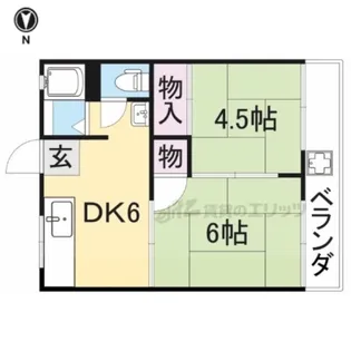 大神ハイツ【203号室】の間取り