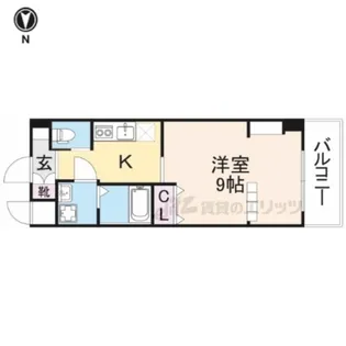 プレシス枚方【4階】の間取り