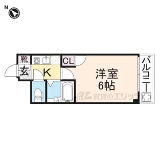 ライクスリー【3階】の間取り