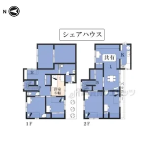 宮川ハウス【101号室】の間取り