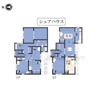 宮川ハウス【201号室】の間取り