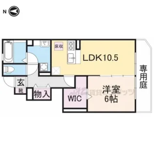 ヴィクトワール【1階】の間取り