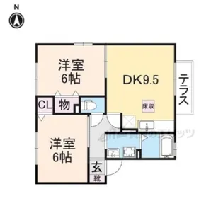 コンフォール立町A棟【2階】の間取り