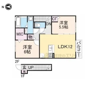エスポワール【2階】の間取り