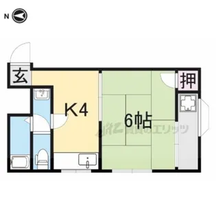 共進ハイツ【3階】の間取り