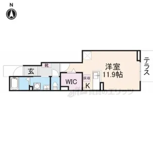 イターナルパレス?【103号室】の間取り